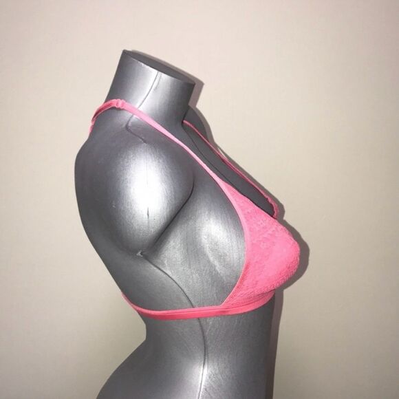 Victoria's Secret Bralette Bra Lace Racerback Front Close Unlined Wireless Xs - Picture 3 of 5
